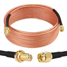 Sma Cable 25ft Sma Male To Sma Female Bulkhead Rg316 Sma Extension Cable For 4g
