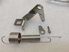 New Throttle Cable Bracket Kickdown Spring Kit For Holley Edelbrock Stainless