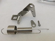 NEW Throttle Cable Bracket & Kickdown Spring Kit For Holley Edelbrock Stainless