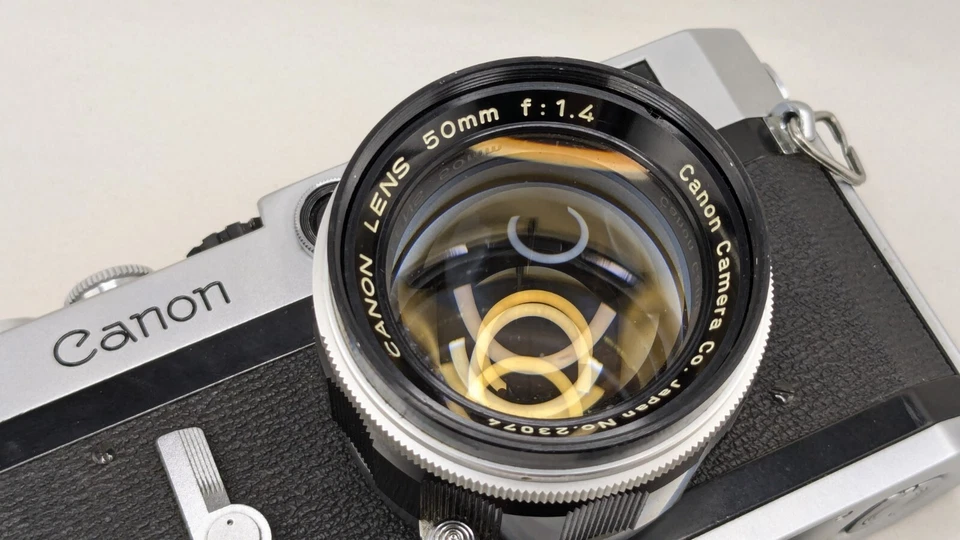 Appareil photo télémétrique Canon P avec objectif Canon 1.4/50mm LTM39 Leica - Photo 2/4