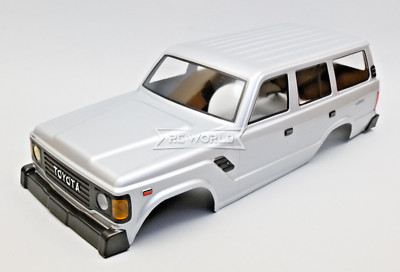 RC 1/10 Toyota FJ60 LAND CRUISER Lexan Body 313mm -FINISHED- *SILVER*