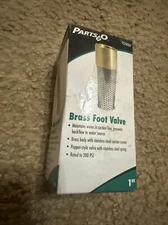 Parts2 O 1" Brass Pump Foot Valve TC2503LF Check Strainer Intake Backflow