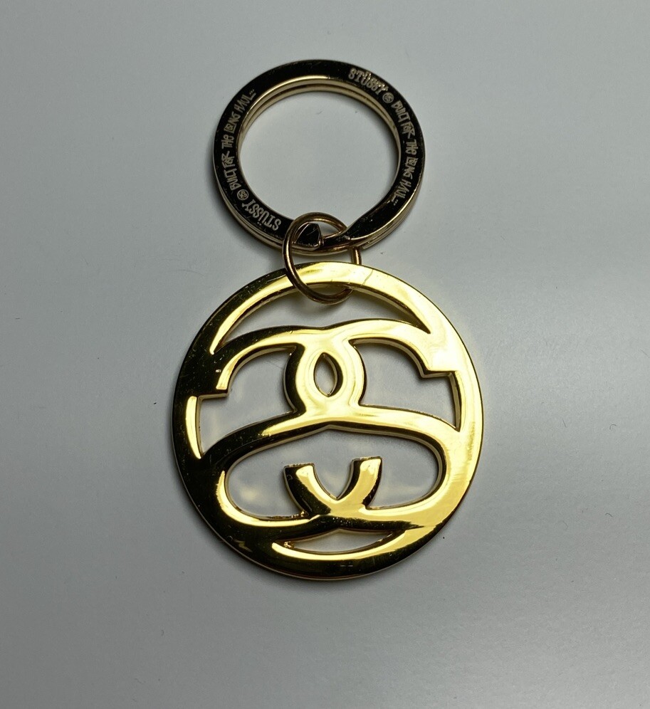 Stussy Gold Stussy SS Logo Keychain | eBay