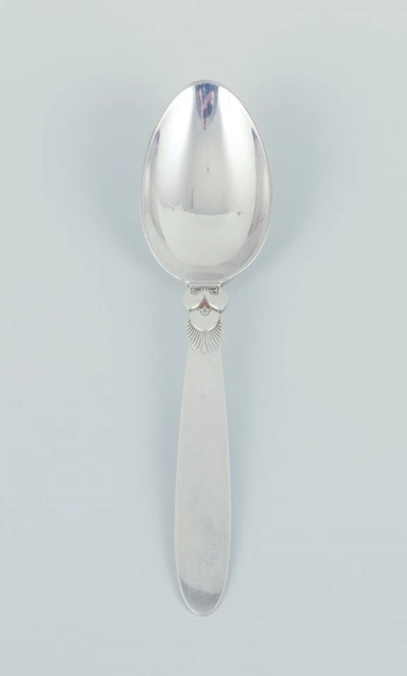 Кактус Georg Jensen. Две десертные ложки из чистого серебра. - Изображение 4 из 4