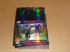 2016 Topps Chrome STAR WARS A FORCE AWAKENS REFRACTOR COMPLETE SET OF 100 CARDS