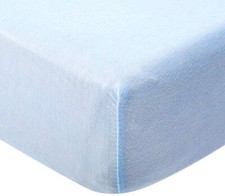 My BABY Fitted Crib Sheet Blue