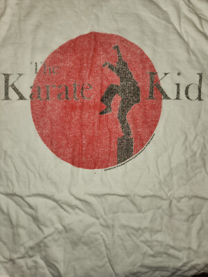 The Karate Kid Logo WHITE Adult T-Shirt