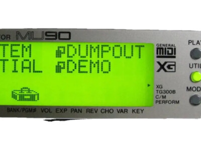 Used Yamaha MU90 Tone Generator DTM Midi Sound Module Free  