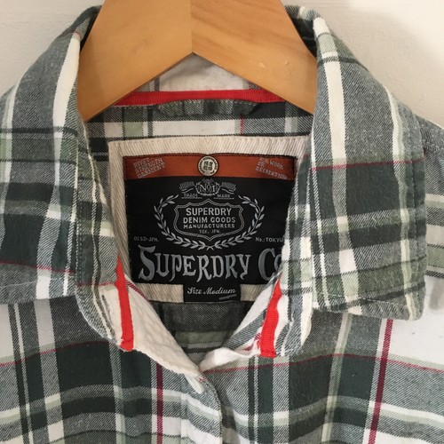 Superdry check shirt- medium. VGC Button Down Front. Long Or Short Sleeved - Picture 6 of 6