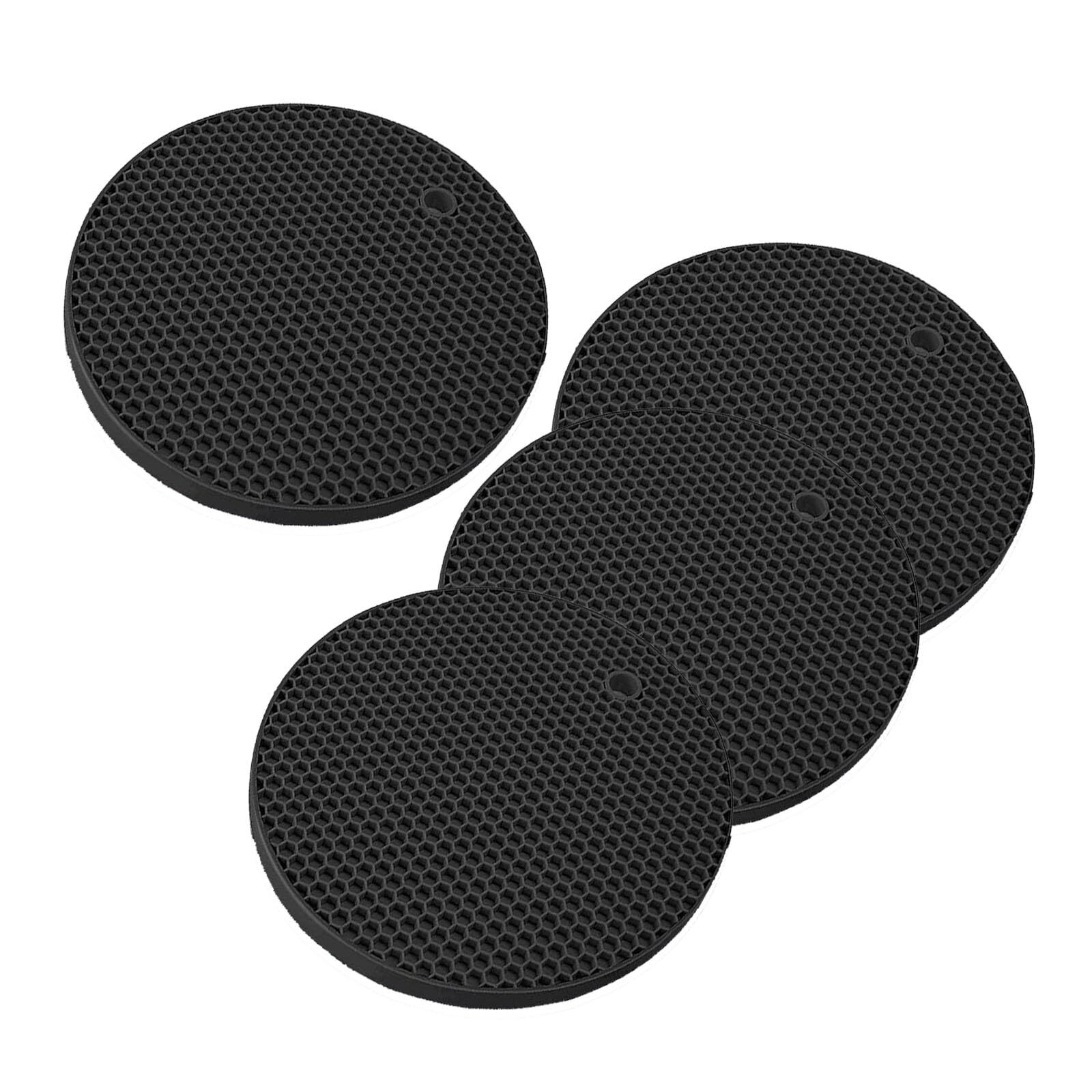 4-Piece Silicone Trivet Set for Hot Pots and Pans