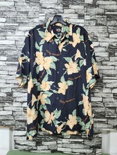 Vintage Harley Davidson Made In the USA Hawaiian Shirt Men Sz XL (Tori Richard)