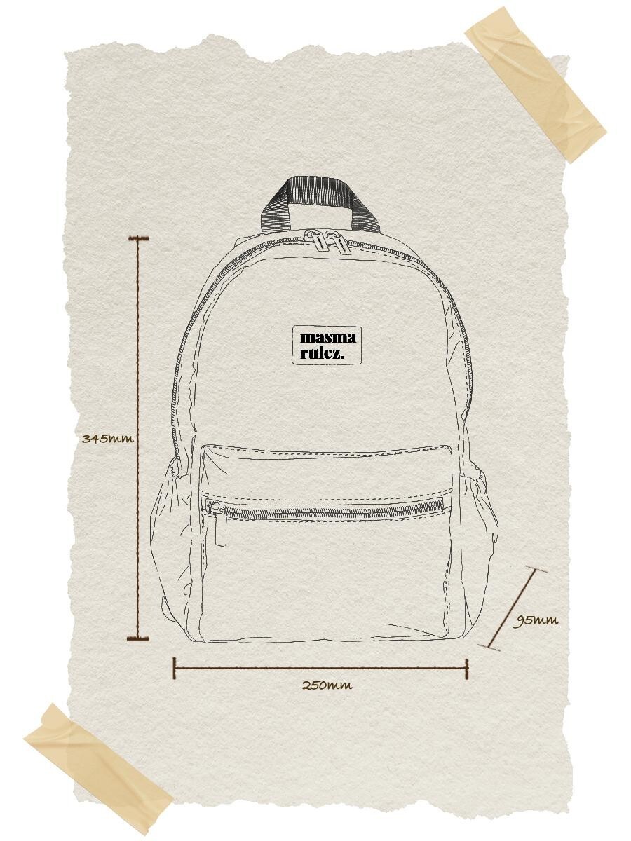 Masmarulez] Korean Daily Mini Backpack Butter Cream | eBay