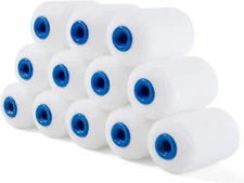 12 Pack 2 inch Paint Roller, Mini Foam Roller, Brush, White High-Density Premium