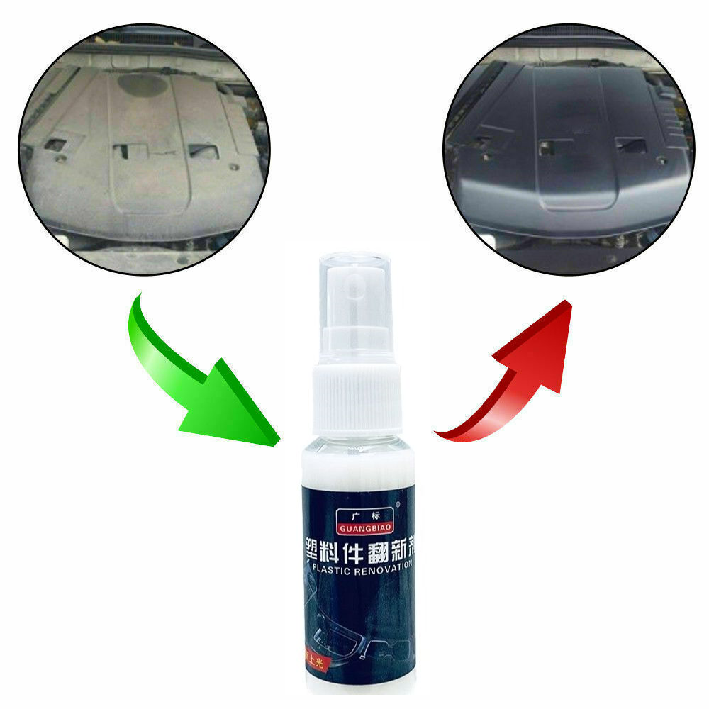 Lot de 2 Rénove Cuir 35ml Plastique Brillante Voiture Nettoyant Auto Moto Vélo - Bild 8 von 12