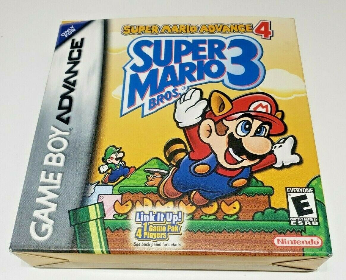 Super Mario Advance 4 Super Mario Bros 3 (Game Boy Advance, 2003 ...