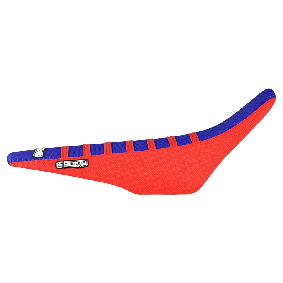 2007 - 2024 HONDA CRF 150 R SEAT COVER by Enjoy MFG RED/ BLUE/ RED ribs #50 - Image 2 of 4