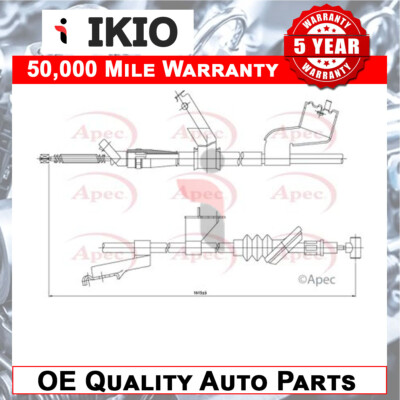 Fits Suzuki Swift 1.2 DDiS 1.3 1.5 Hand Brake Cable Rear Right Ikio