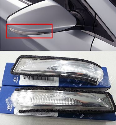 OEM Side Mirror Turn Signal Repeater Lamp LH RH 2PC Hyundai Accent Solaris 11-14