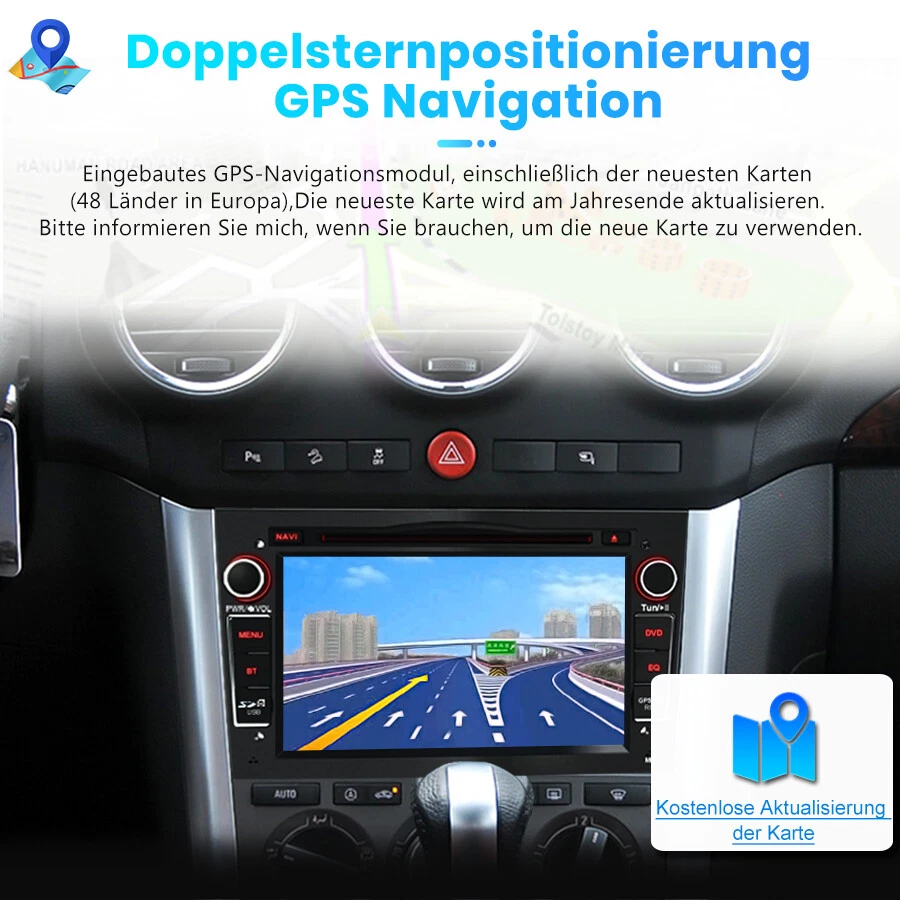 7" Android10 Autoradio DVD GPS Navi für OPEL Astra Zafira B Vectra C SWC DAB+ - Bild 4 von 4