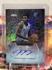 Jaren Jackson Jr Chromographs TRUE Refractor ON-CARD AUTO | Topps Chrome 2025/26
