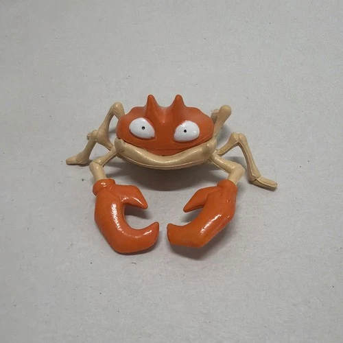Vintage Pokemon Krabby Tomy Toy Nintendo 1999 2" Figure