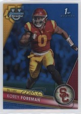 2023 Bowman U Chrome Blue Refractor 119/199 Korey Foreman #190 0x5e