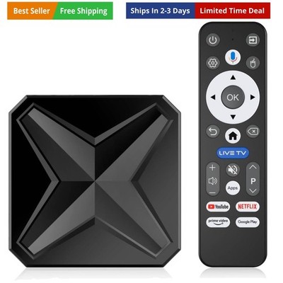 Android 14 TV Box , Android TV Box 8K Ultra HD with 2GB RAM and 16GB ROM, RK3...