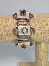 Vintage Victorian Revival Faux Mother Of Pear...