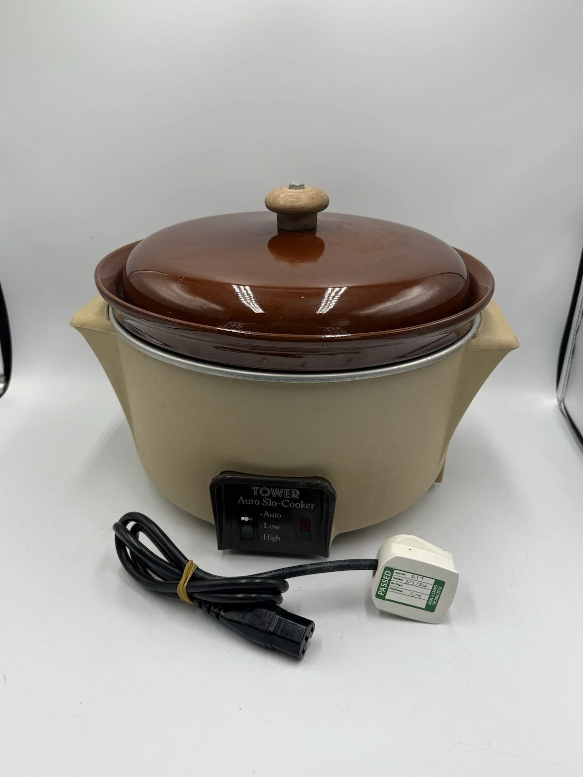 Vintage Retro Tower 2917-D Auto Electric Slow Slo Cooker 3.5 Litres - WORKING