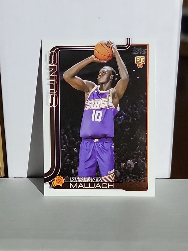Khaman Maluach 2025-26 Topps #210 RC Phoenix Suns