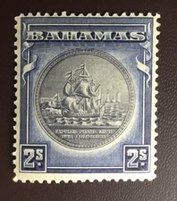 Bahamas 1942 2s Slate Purple & Indigo SG131a MH £110
