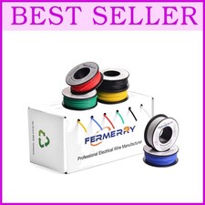 Electrical Tinned Copper Wire Spool 18AWG 6 Colors