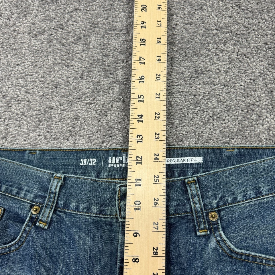 Pantalones de mezclilla Urban Pipeline para hombre 38x32 azul calce regular pierna recta lavado medio Foto 4 de 4