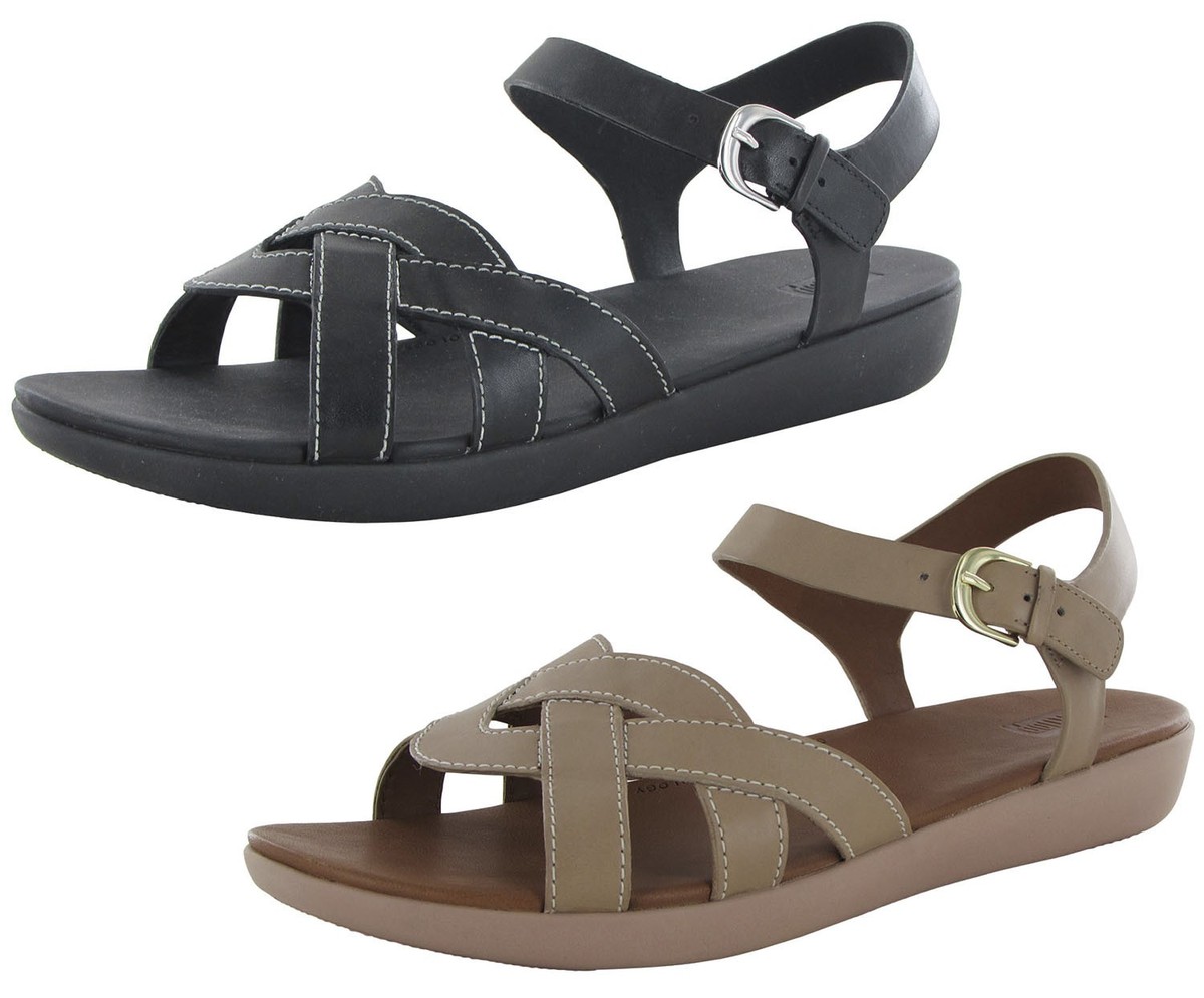 Fitflop Womens Elyna Weave Back Strap Sandal Shoes | eBay