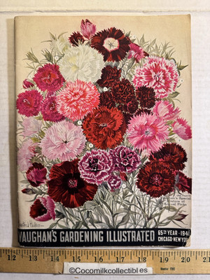 Vintage 1941 Vaughan's Seed Gardening Illustrated Chicago-New York Catalog