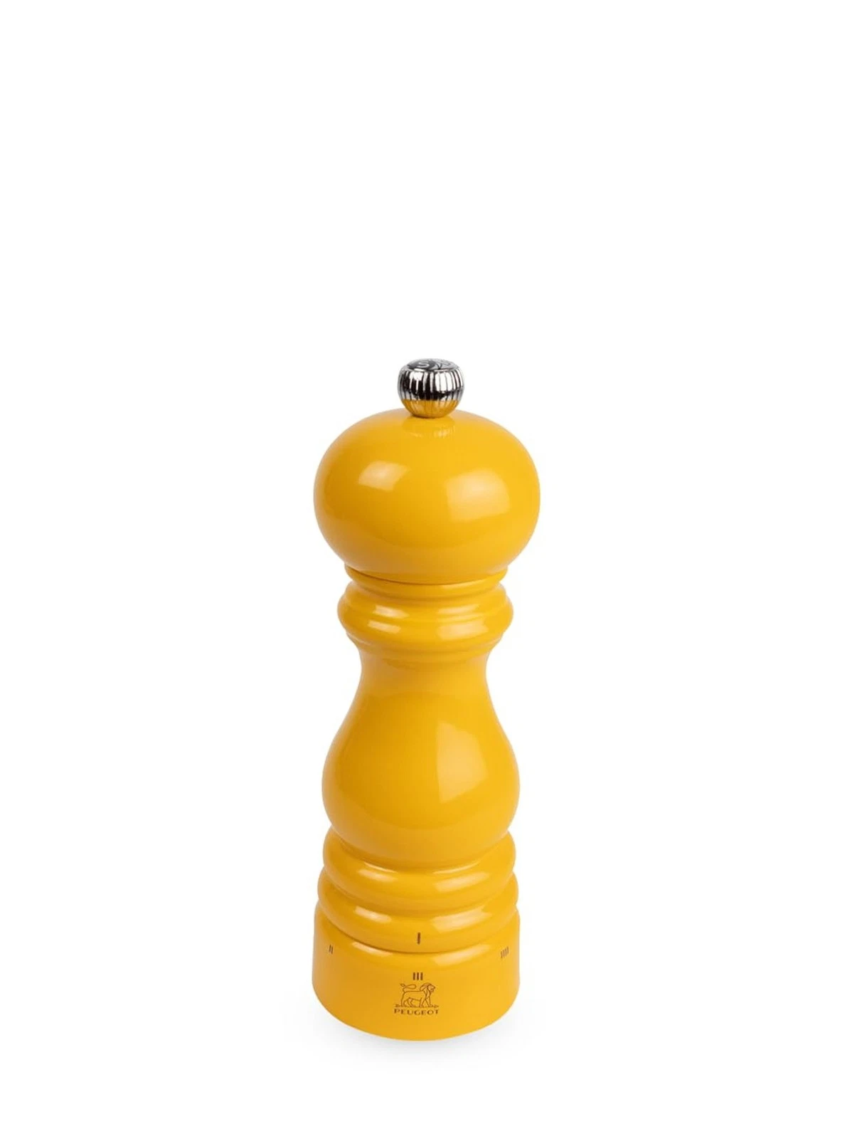 PEUGEOT - Paris u'Select Zirlion Salt Mill, Saffron Yellow, 7 in - Adjustable...
