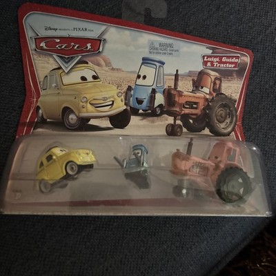 Disney Pixar Cars 3-Pack Movie Moments Luigi Guido And Tractor Die