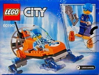 LEGO City Arctic Ice Glider Set 60190 (5–12) - New & Sealed (Light Box Wear)
