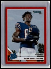 2019 Donruss #336 Riley Ridley Press Proof Red