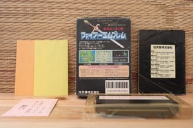 Fire Emblem Ankokuryu w/box manual 2flyers Japan Nintendo Famicom FC NES VG-!