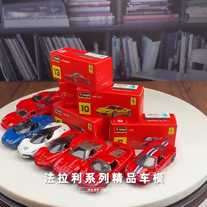 Bburago 1/64 Ferrari FXX K Black Diecast Metal Racing Sports Car