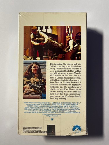If.... (1968/1989) VHS – Original Wrap w/ Watermarks – buy 3 get 3 FREE - Photo 2/10