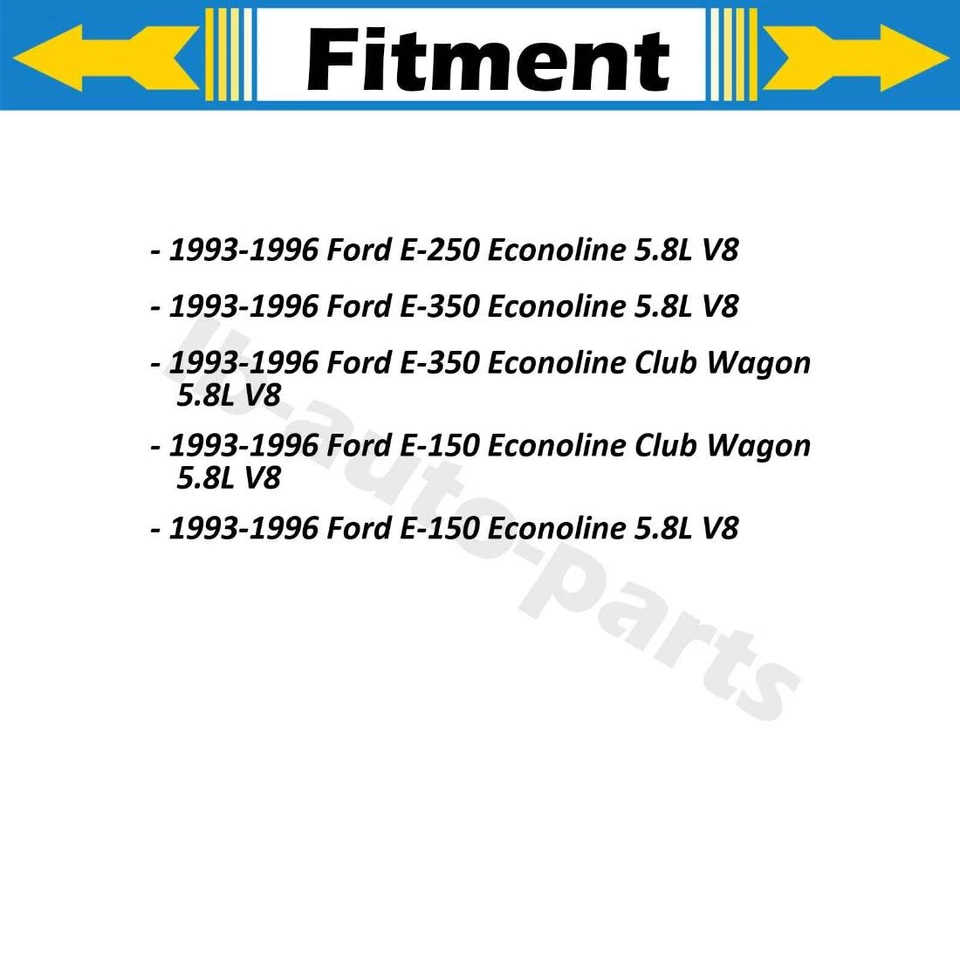 Conjunto de manguera de calefacción HVAC para Ford E-150 Econoline 1993 1994 1995 1996 Foto 2 de 4