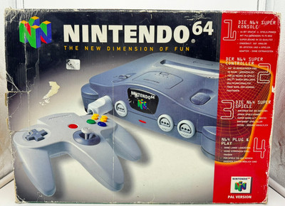 Nintendo 64 Konsole N64 mit Original Controller OVP Zustand Akzeptabel