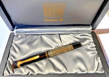 Pelikan Toledo M700 Fountain Pen ? 18C Gold Nib ? Sterling Silver 24C Gold Plate