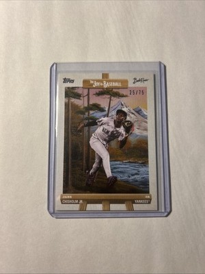2025 Topps Jazz Chisholm Jr The Joy Of Baseball Parallel /75