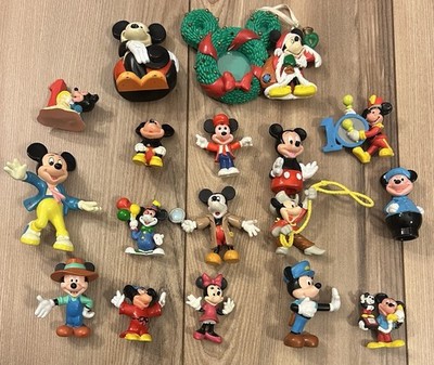 Lot Of 17 Vintage 90s Disney Mickey Mouse PVC Figures Applause Bendems