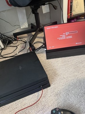 PS4 PRO PLAYSTATION 1TB CONSOLE WITH 1 DS4 CONTROLLER - LOW FW 8.50 RARE