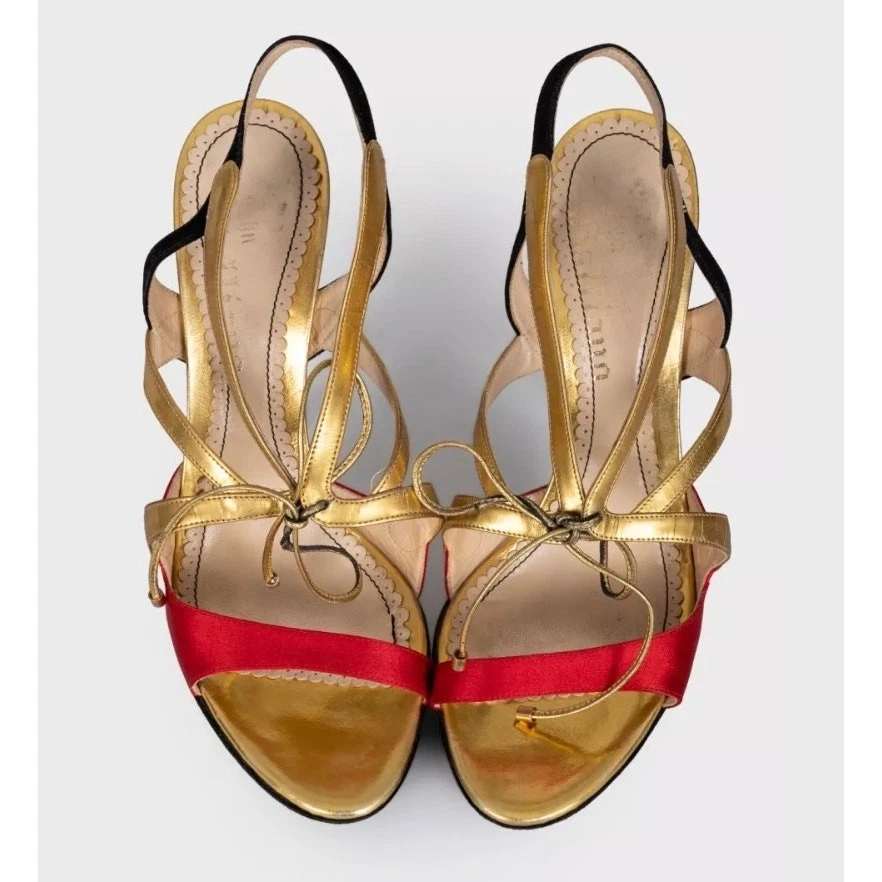 Замшевые и кожаные каблуки John Galliano - размер 40 - Изображение 2 из 4