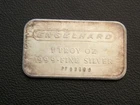 Engelhard 1 Troy oz.  .999 Fine Silver Bar    #PF83104